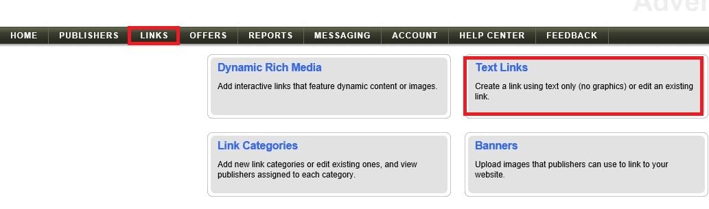 Creating Text Links in Rakuten LinkShare Affiliate Network